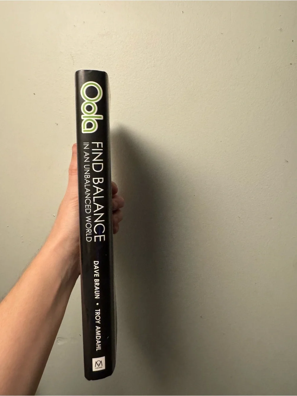 Find Balance — Black and Green Self-Help Book by